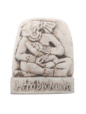 Mayan Ruler Pacal Of Palenque Ceramic Plaque Souvenir Chiapas Mexico Ethnic